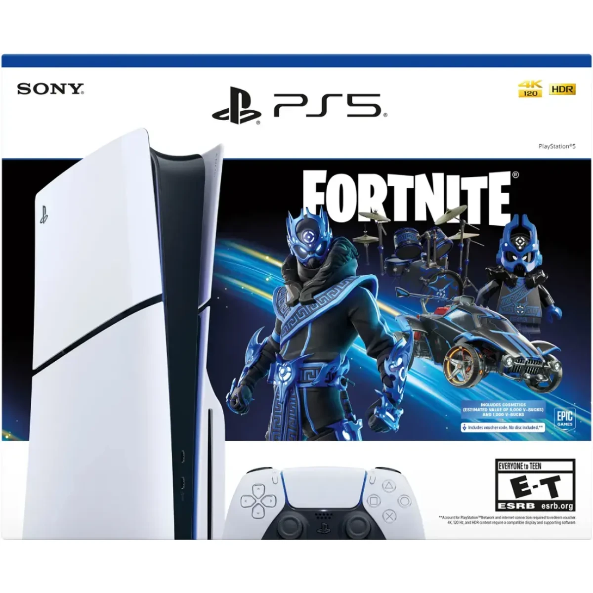 Sony PlayStation 5 Slim 1TB Fortnite Cobalt Star Bundle - Image 3