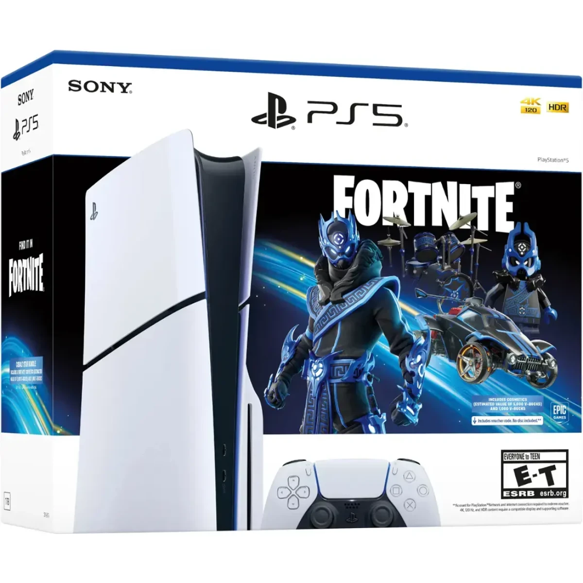 Sony PlayStation 5 Slim 1TB Fortnite Cobalt Star Bundle - Image 4